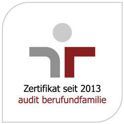Logo der Zertifizierung Beruf und Familie