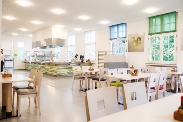 Blick in das Patient:innenrestaurant